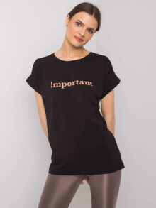 Женская футболка темно-серая с надписью Factory Price
