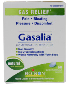 Витамины и БАДы для пищеварительной системы Boiron Gasalia Gas Relief Гомеопатическое средство против вздутия живота 60 таблеток