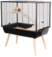 Клетки и домики для грызунов Zolux Cage Neo Silta black small rodents H58