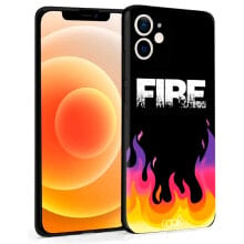 COOL IPhone 12 mini Drawings Fire phone case