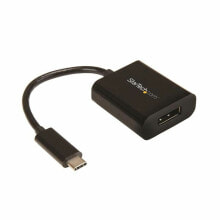 Адаптер USB C—DisplayPort Startech CDP2DP Чёрный