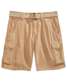 Ring of Fire big Boys Bobby Twill Cargo Shorts with D-Ring Belt