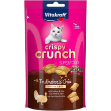 VITAKRAFT Crispy Crunch Turkey with chia cat treat 60g