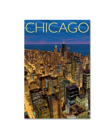 Trademark Global lantern Press 'Chicago' Canvas Art - 22
