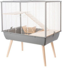 Клетки и домики для грызунов Zolux Cage Neo Silta gray small rodents H58