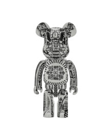 1000% H.R. Giger Chrome Version Be@rbrick White