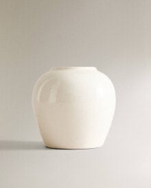 Decorative stoneware vase