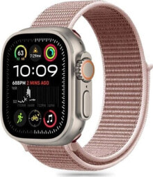 Tech-Protect TECH-PROTECT NYLON APPLE WATCH 6 / 7 / 8 / 9 / 10 / SE (40 / 41 / 42 MM) DUSTY ROSE