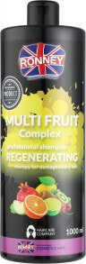 Regenerierendes Fruchtshampoo für strapaziertes und trockenes Haar - Ronney Multi Fruit Complex Regenerating Shampoo