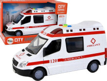 LeanToys Ambulans Karetka Pogotowie Pojazd Dźwięki Światło