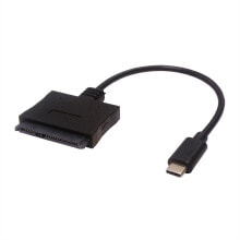 Компьютерные разъемы и переходники ROLINE 12.02.1162 кабельный разъем/переходник USB Typ C SATA (7+15pin) Черный