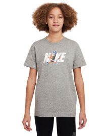 Nike big Kids Sportswear Relaxed-Fit Printed T-Shirt