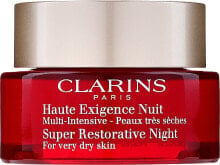 Intensiv regenerierende Nachtcreme für sehr trockene Haut - Clarins Super Restorative Night Wear Very Dry Skin