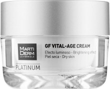 Creme für trockene Haut - MartiDerm Platinum Gf Vital Age Cream