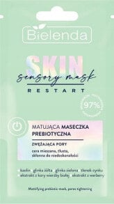 Купить маски для лица Bielenda: Bielenda Bielenda Skin Restart Sensory Mask Matująca Maseczka prebiotyczna - zwężająca pory 8g