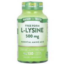 L-Lysine, 500 mg, 130 Coated Caplets