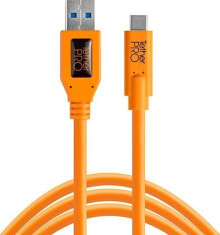 Купить фотооборудование для профессионалов Tether Tools: Tether Tools USB-A - USB-C 4.6 m Pomarańczowy (TET-CUC3215-ORG)