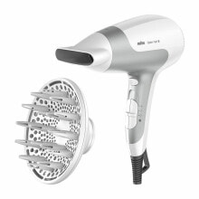 Hair dryers and hair brushes