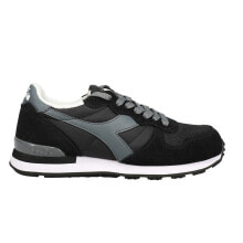 Купить черные мужские кроссовки Diadora: Diadora Camaro Lace Up Mens Black Sneakers Casual Shoes 159886-C9747