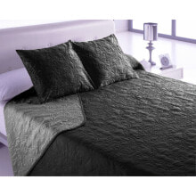 Bedspread (quilt) Hosteline VEGAS Black Super king (3 Pieces)