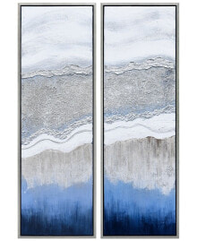 Empire Art Direct sand Art Textured Metallic Hand Painted Wall Art Set by Martin Edwards, 60