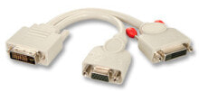 Компьютерные разъемы и переходники Lindy 41048 видео кабель адаптер 0,2 m VGA (D-Sub) Белый