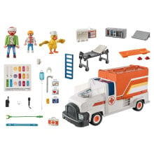 Купить развивающие игровые наборы и фигурки для детей Playmobil: PLAYMOBIL D.O.C-Camion Ambulance Duck On Call