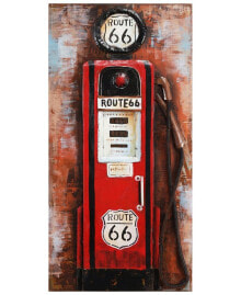 Empire Art Direct gas Pump Mixed Media Iron Hand Painted Dimensional Wall Art, 48