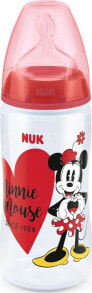 NUK Butelka First Choice ze wskaźnikiem temperatury Minnie czerwona 6-18 m 300 ml Nuk