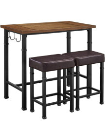 Linon Home Décor austin 3-Piece Pub Set