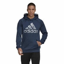 Men’s Hoodie Adidas Game and Go Big Logo Blue