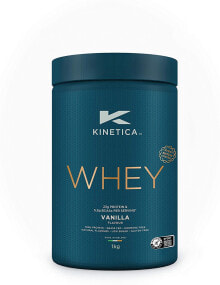 Kinetica Protein Powder Chocolate 2.27 kg, Whey Protein, 23 g Protein, 76 Servings Including Free Measuring Cup, Protein Powder, Whey Protein Powder from EU Pasture Keeping, Super Solubility and Pure Taste