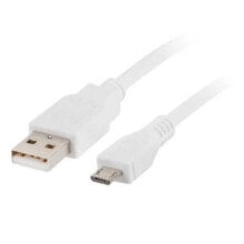 LANBERG CA-USBM-10CC-0005-W 50 cm USB-A To Micro USB Cable