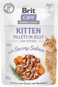 Brit CARE KOT saszetka FJ KITTEN SAVORY SALMON /24 85g