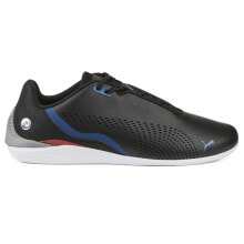 Puma Bmw Mms Drift Cat Decima Perforated Lace Up Mens Black, Blue Sneakers Casu