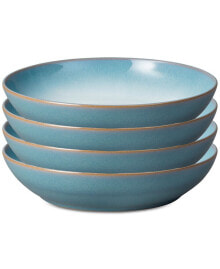 Denby azure Coupe 4-Pc. Pasta Bowl Set