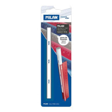 MILAN Blister Pack Replacement Eraser For Metal Eraser&Ruler