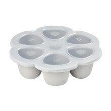 Посуда для малышей BEABA Multiportions Silicone 6 x 150 мл легкий туман