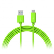 Кабели и разъемы для аудио- и видеотехники XLayer 214348 USB кабель 1 m 3.2 Gen 1 (3.1 Gen 1) USB A USB C Зеленый