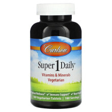 Super 1 Daily, 180 Vegetarian Tablets
