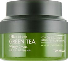 Gesichtscreme mit Grüntee-Extrakt - Tony Moly The Chok Chok Green Tea Watery Cream