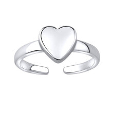 Кольца и перстни silver leg ring with heart JJJTR1597