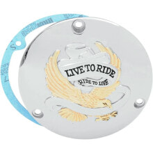 DRAG SPECIALTIES Live To Ride Derby Harley Davidson FLH 1340 Electra Glide 80 33-0010DA Clutch Cover