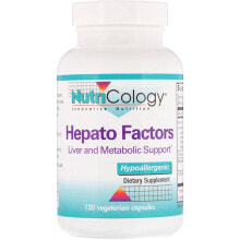 Витамины и БАДы для пищеварительной системы нутриколоджи, Hepato Factors, Liver and Metabolic Support, 120 Vegetarian Capsules (Товар снят с продажи)