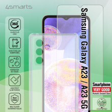 Starter Set mit X-Pro Clear Glas+Clear Hülle f. Samsung Galaxy A23/5G