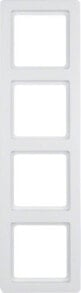 Фоторамки berker Quadruple frame Q1 horizontal / vertical snow white (10146089)