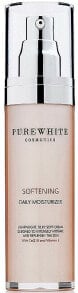 Weichmachende und feuchtigkeitsspendende Gesichtscreme mit CoQ10 und Vitamin E - Pure White Cosmetics Softening Daily Moisturizer