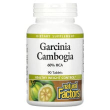 Dietary supplements for weight loss and weight control natural Factors, Garcinia Cambogia, 90 Tablets