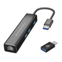 CONCEPTRONIC DONN07BA USB-C 3.1 To RJ45/USB-A 3.0 Adapter