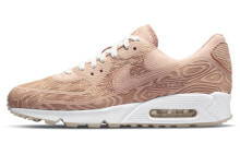 Nike Air Max 90 低帮 跑步鞋 男女同款 裸粉 / Кроссовки Nike Air Max 90 DC7948-100